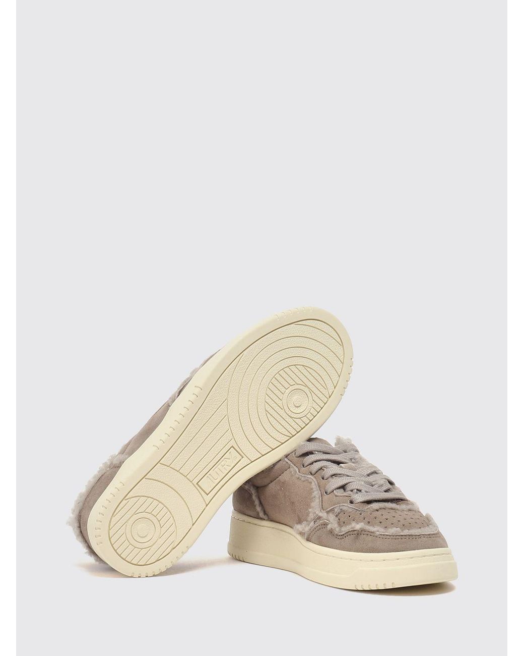 Autry Gray Medalist Low Sneakers