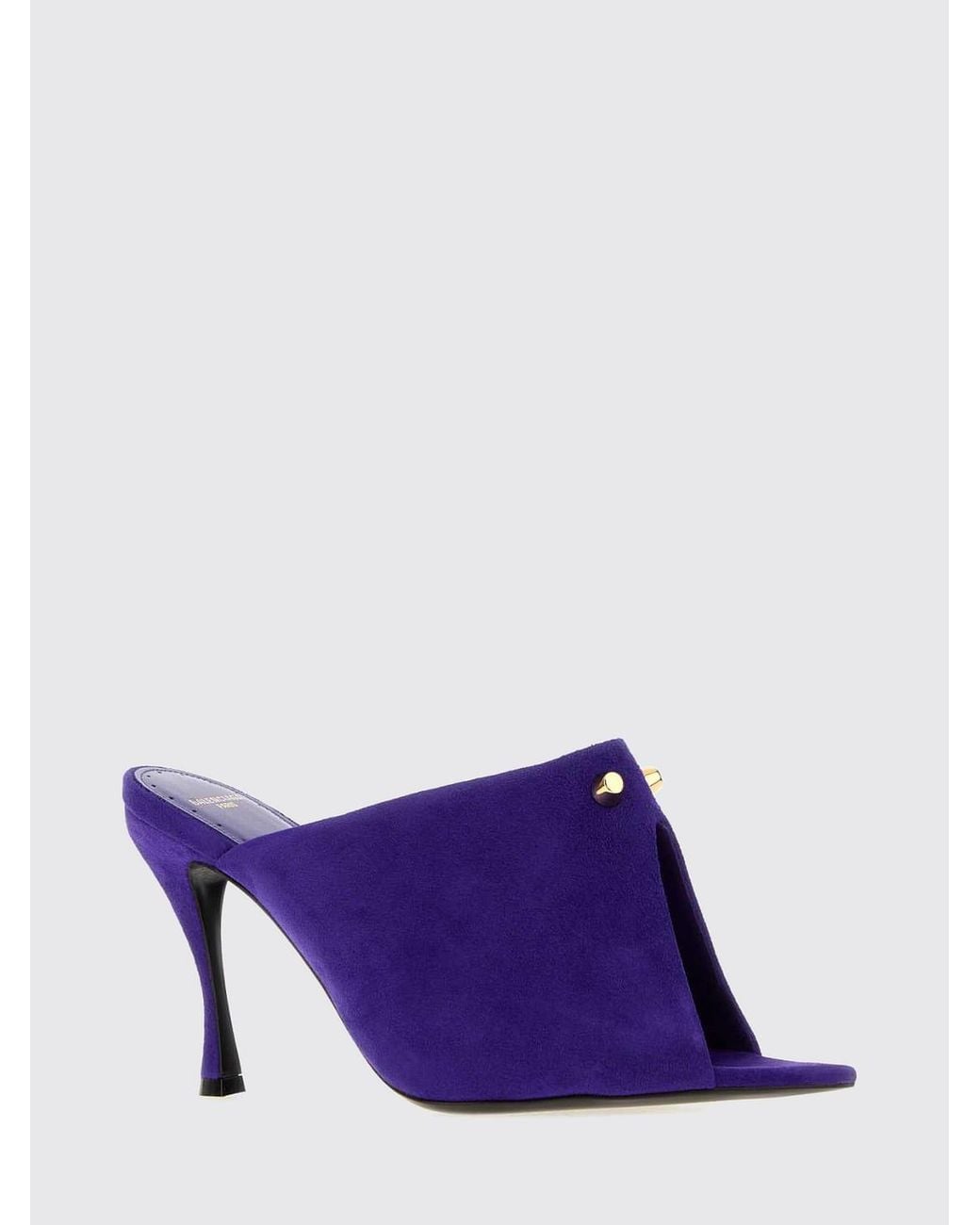 Balenciaga Purple High Heel Shoes