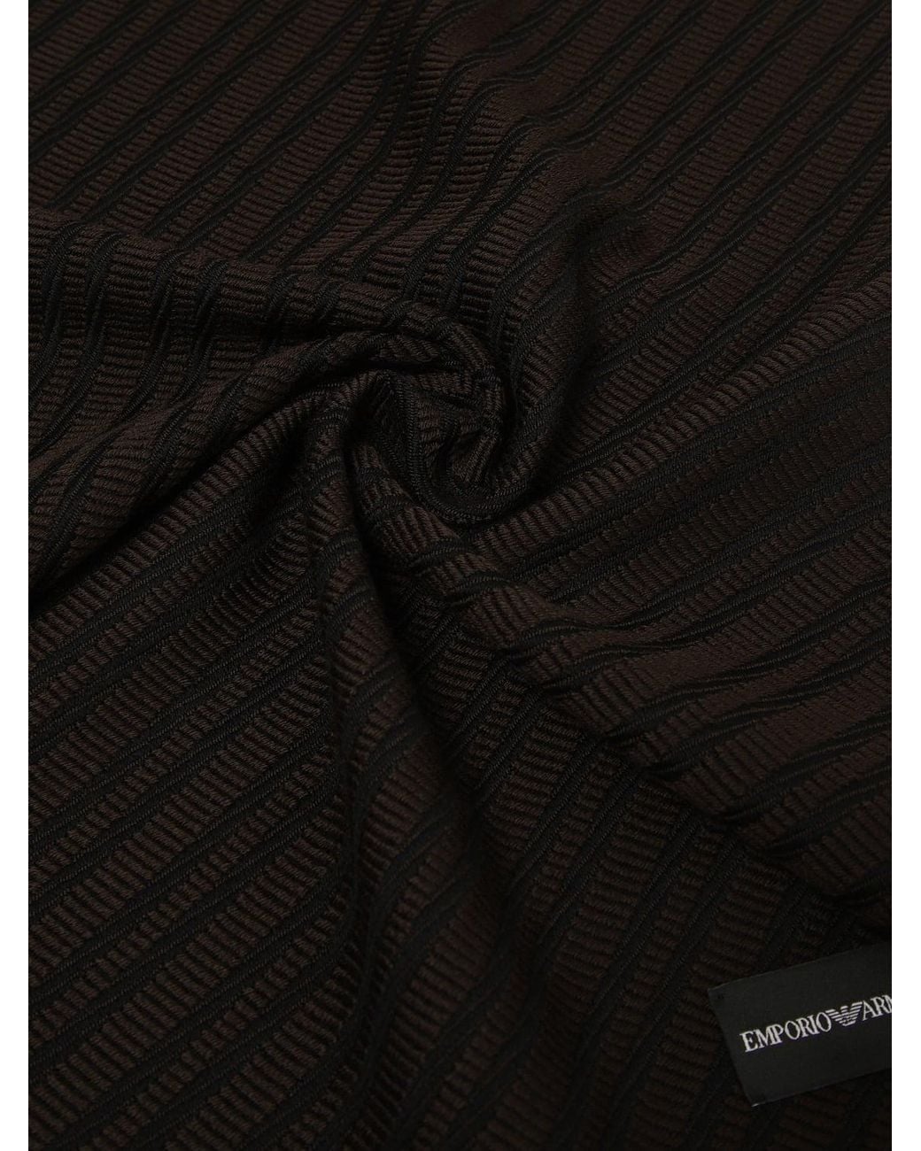 Emporio Armani Black Scarf for men
