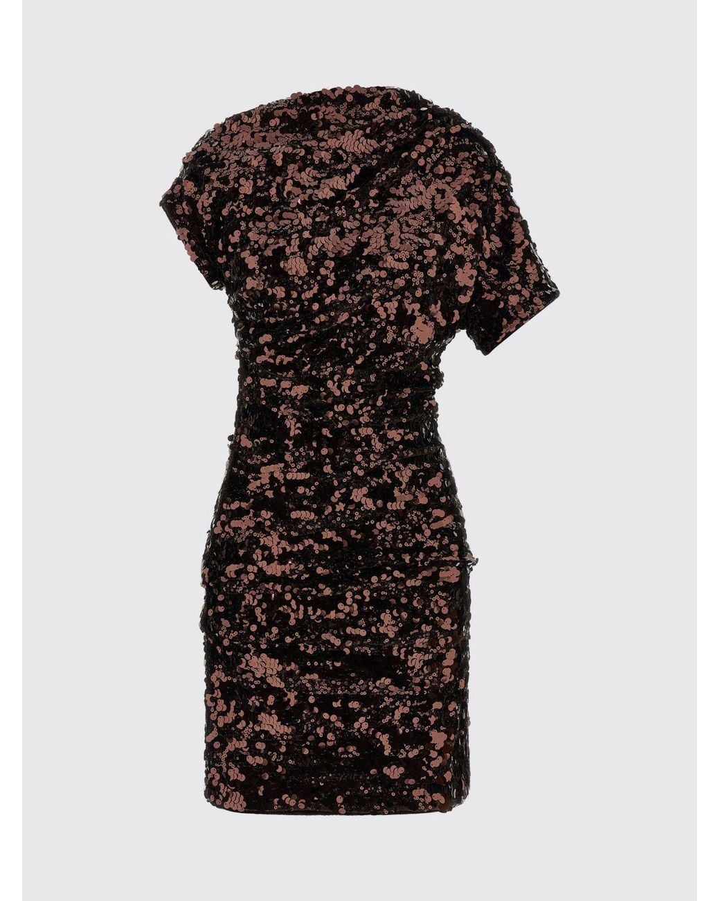Ganni Black Sequin Dress