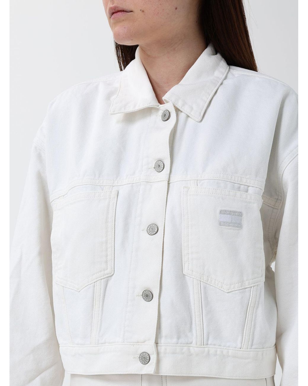 Tommy Hilfiger White Denim Jacket
