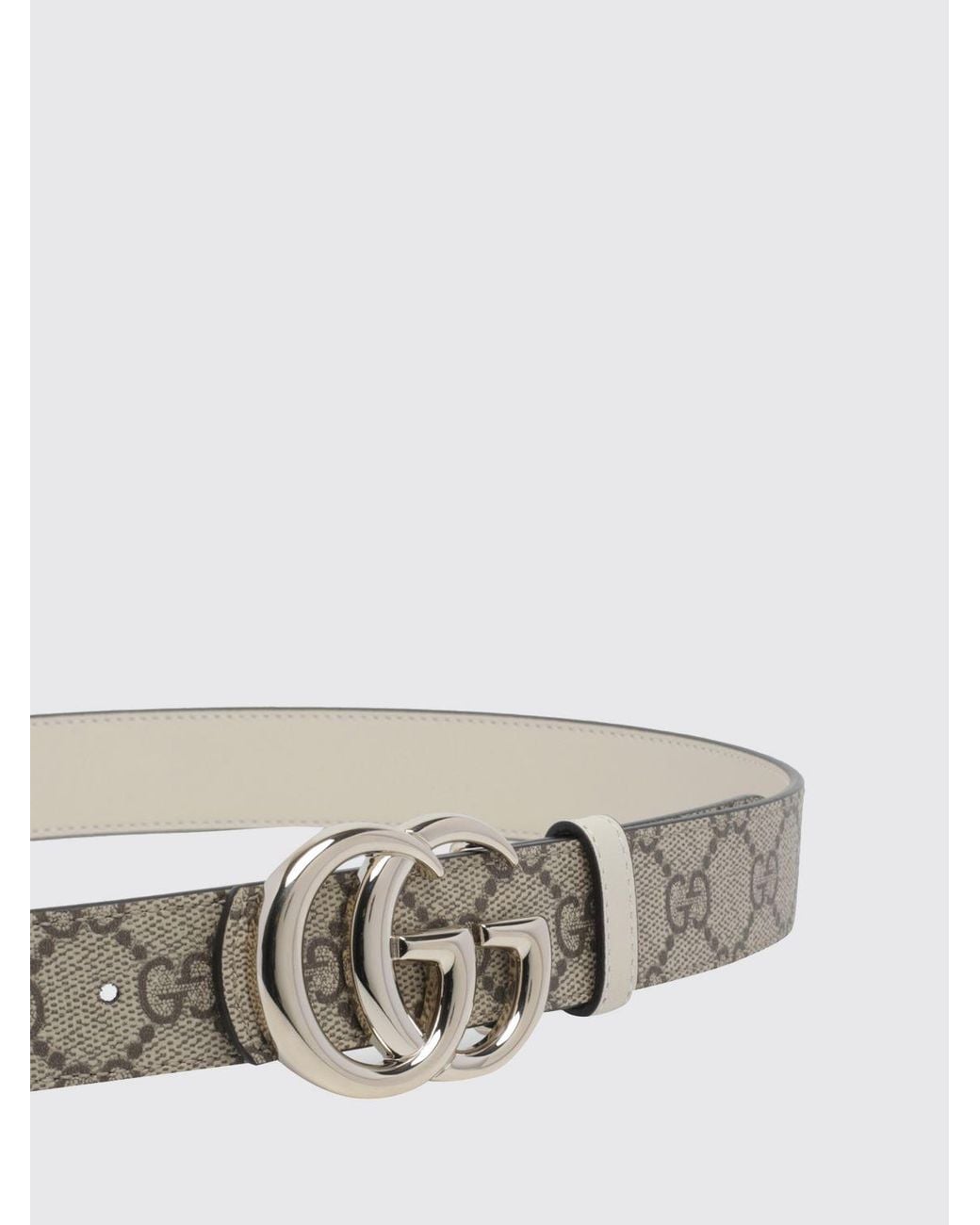 Gucci Natural Gg Marmont Belt