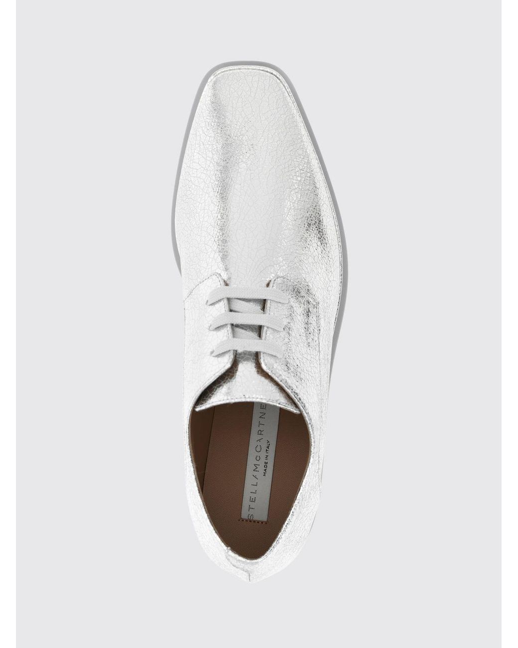 Stella McCartney White "Elyse" Wedges