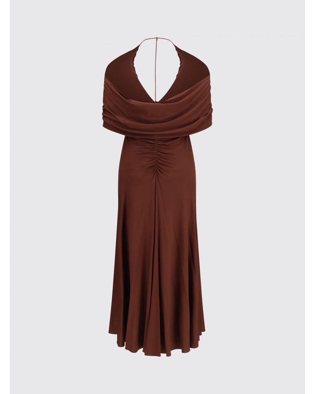 Self-Portrait Red Jersey Midi Dress