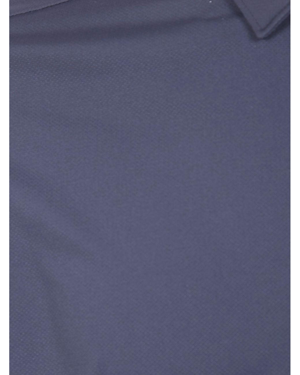 Rrd Blue Slim Fit Technical Polyamide Long-Sleeved Shirt for men