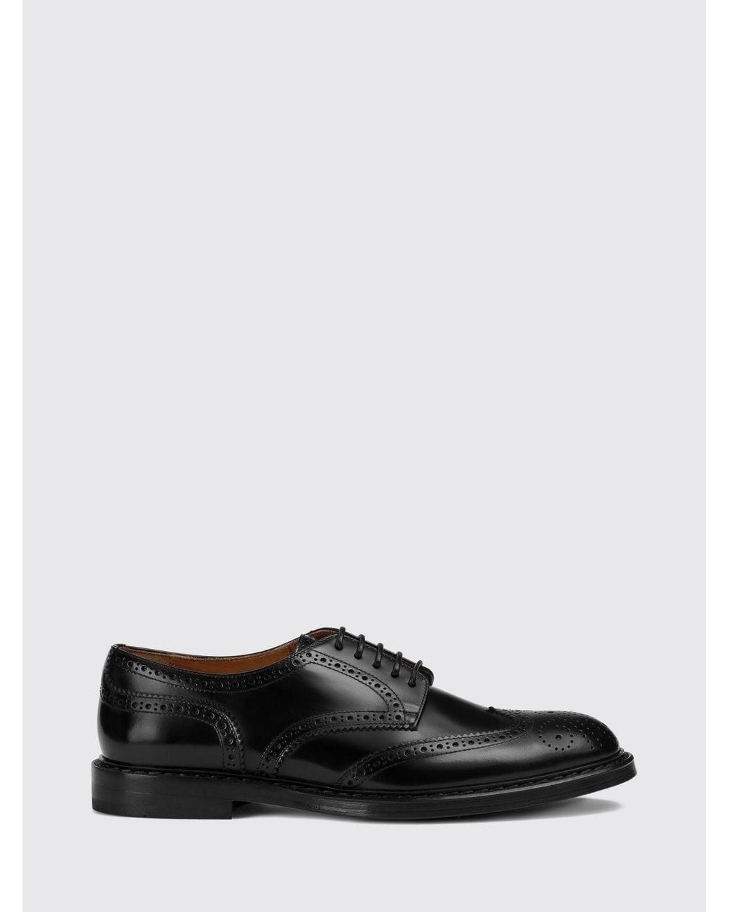 Doucal's White Ceremonial Brushed Calfskin Brogue Derby Shoes for men