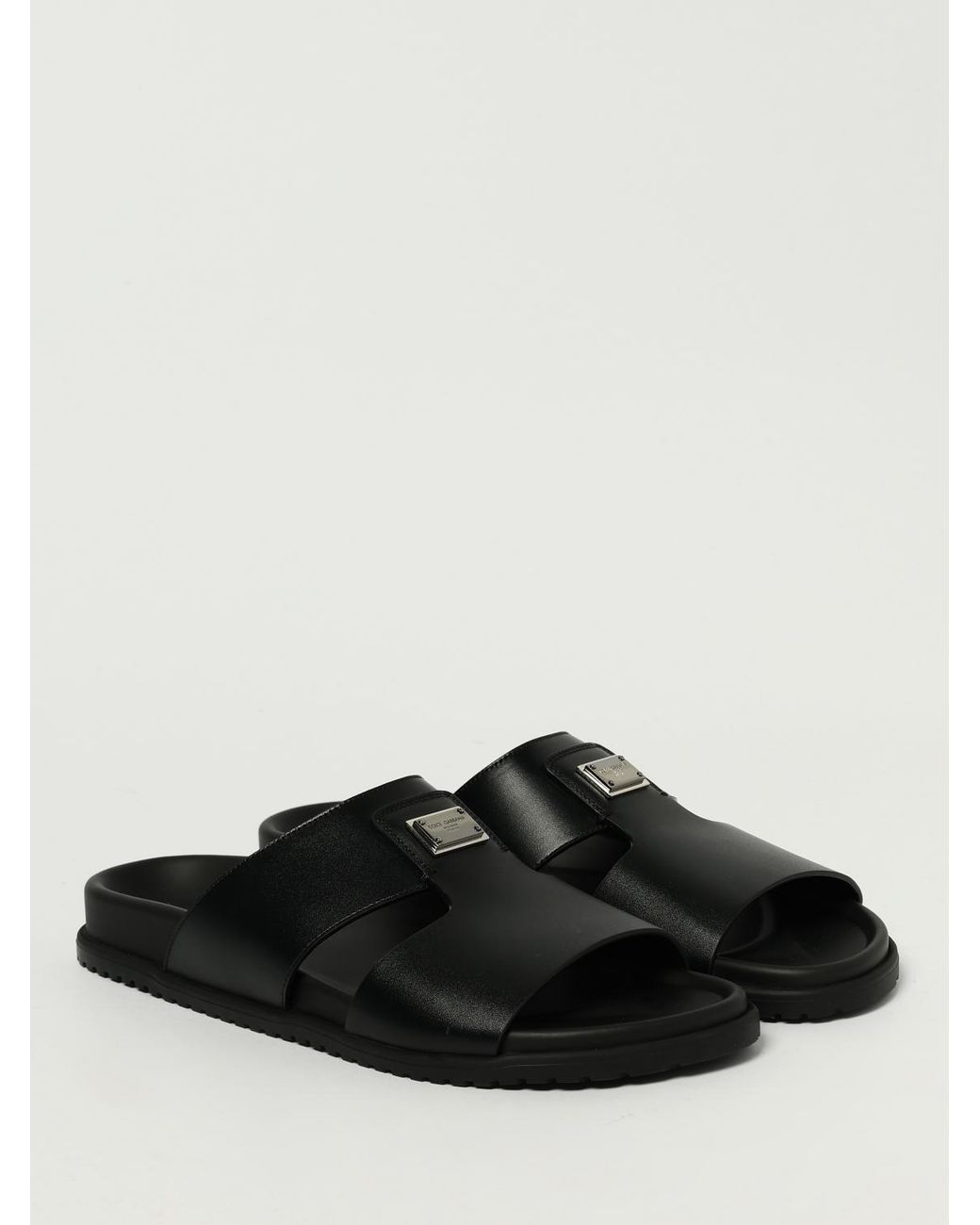 Dolce & Gabbana Black Sandals for men