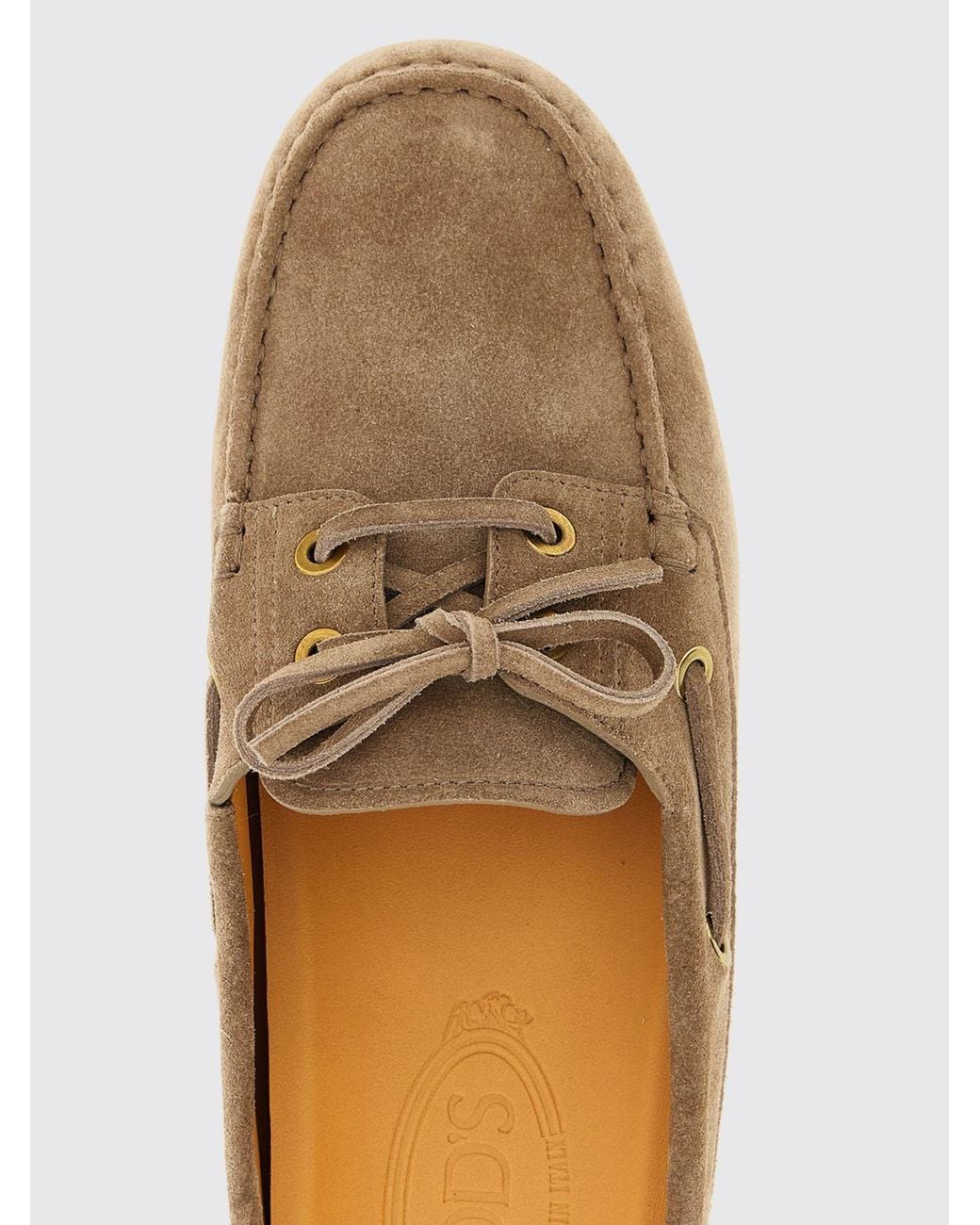 Tod's Brown Gommino Suede Mules