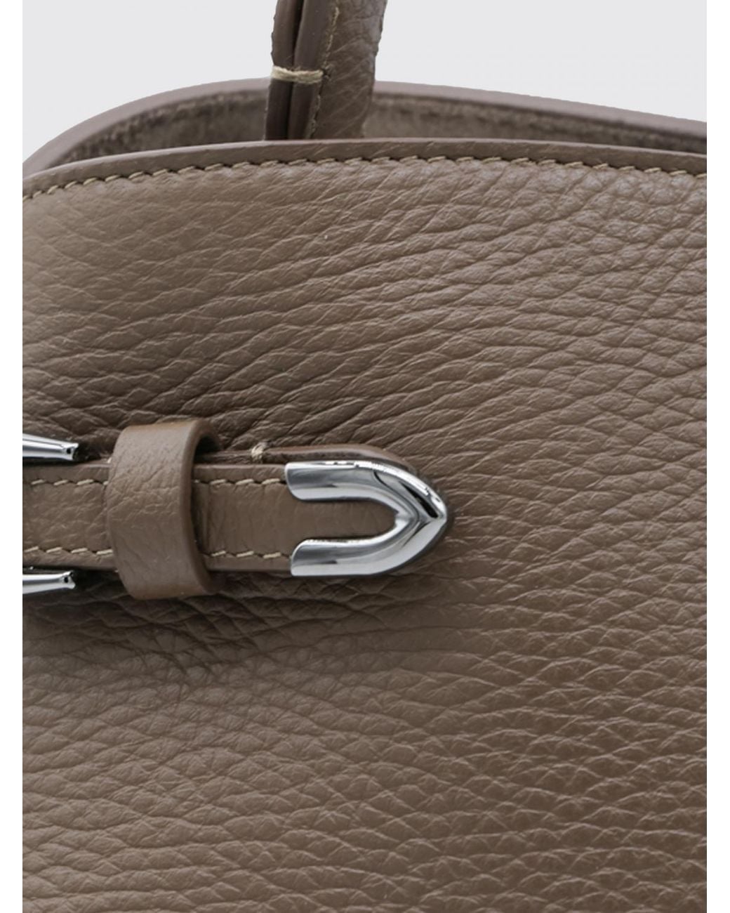 Brunello Cucinelli Multicolor Leather Shoulder Bag With Flat Handle And Magnetic Closure