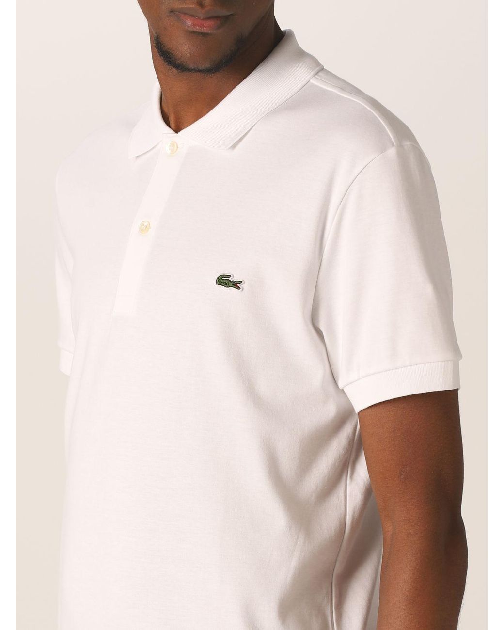 navy lacoste polo