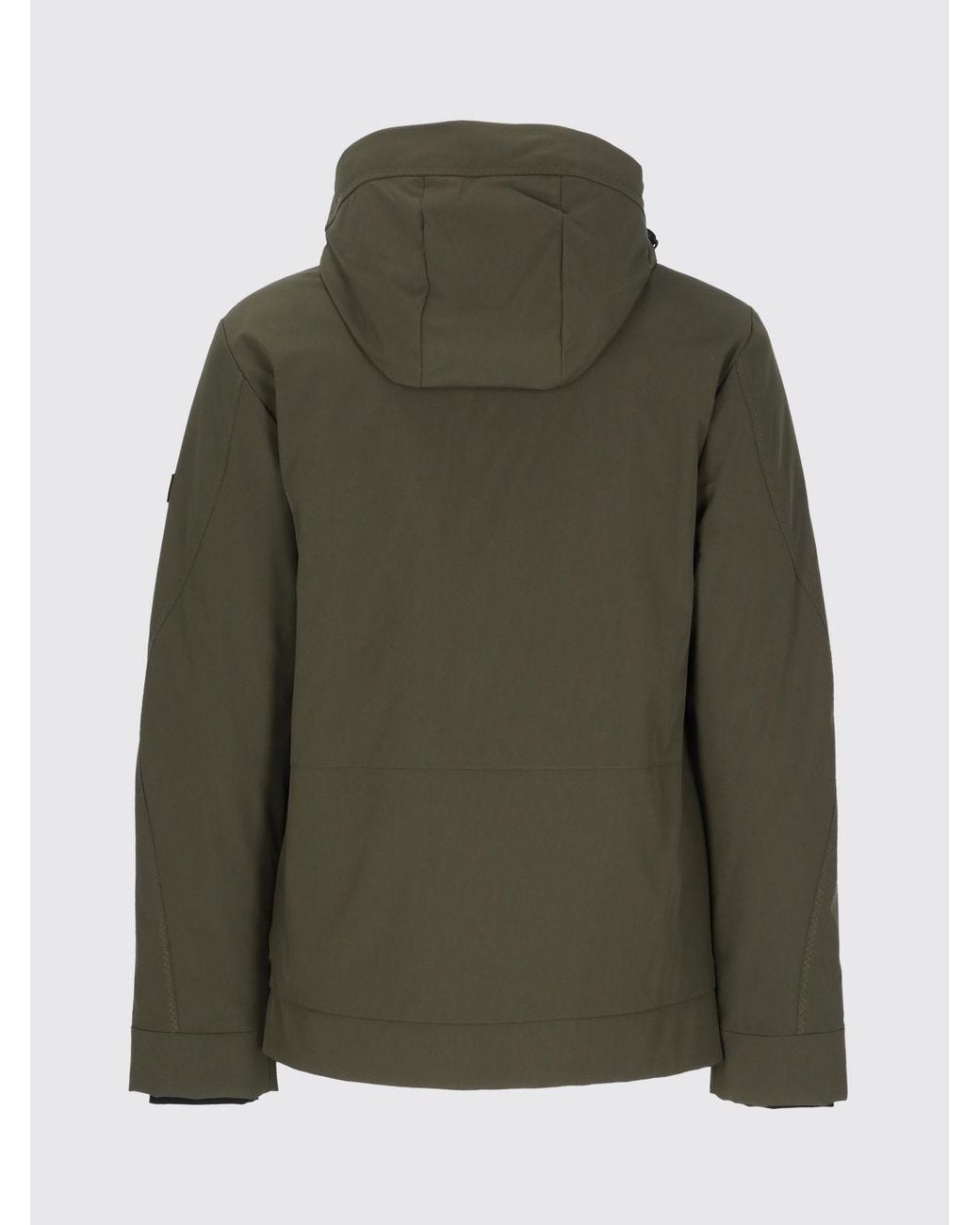 Peuterey Brown Loge Hooded Jacket With Primaloft Padding for men