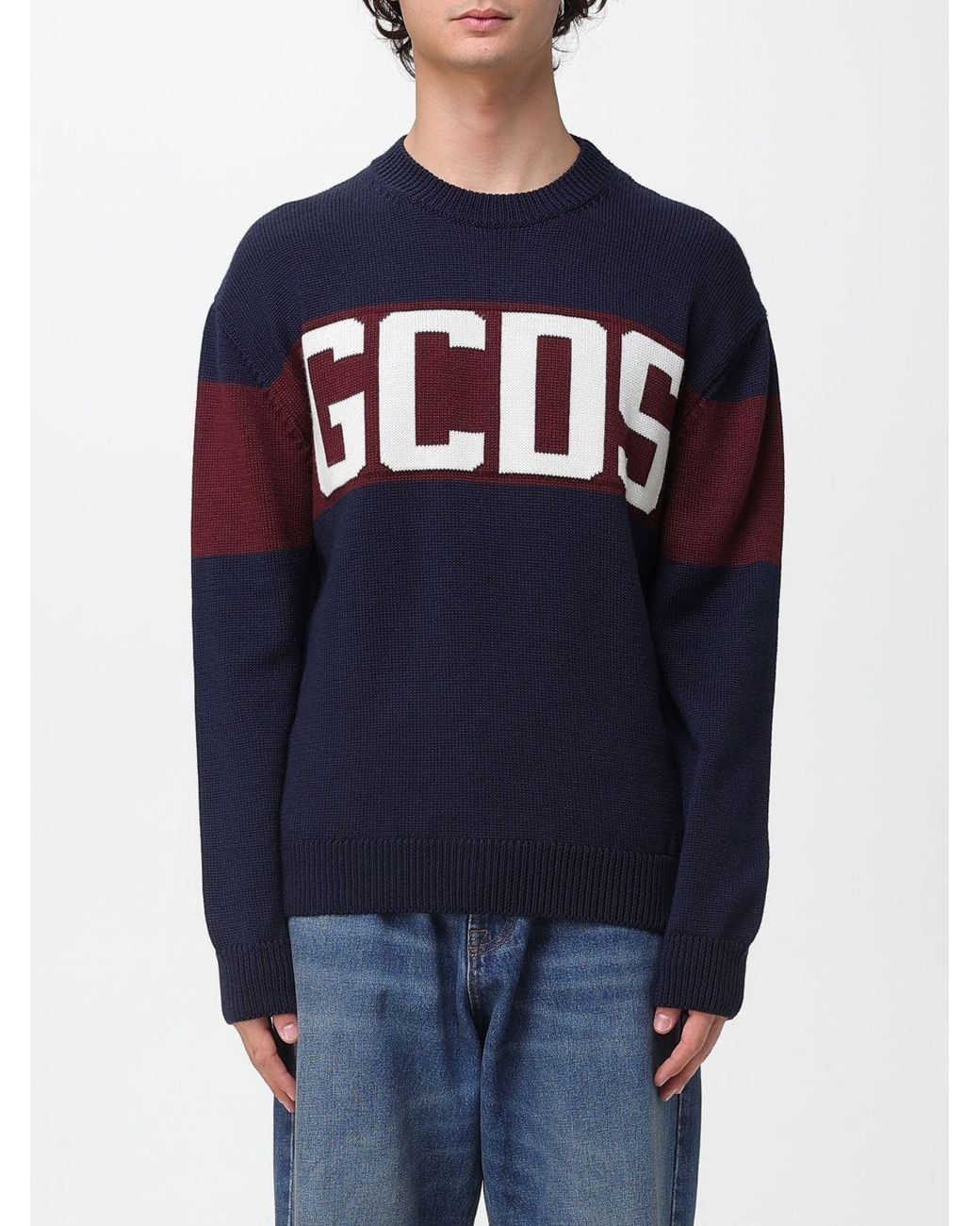 Gcds Blue Jumper for men