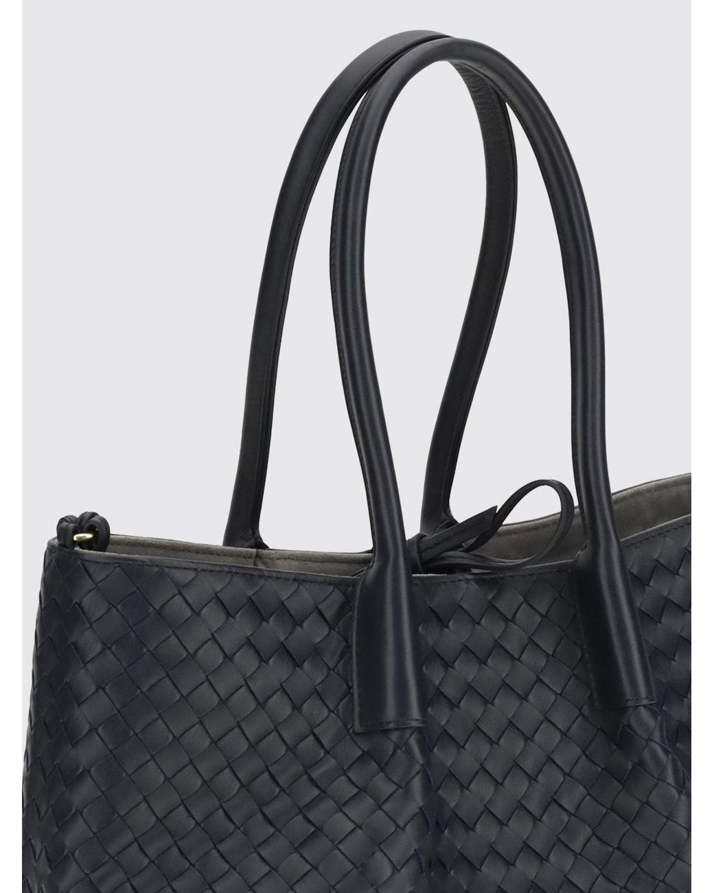 Bottega Veneta Black Pinacoteca Medium Woven Leather Bag