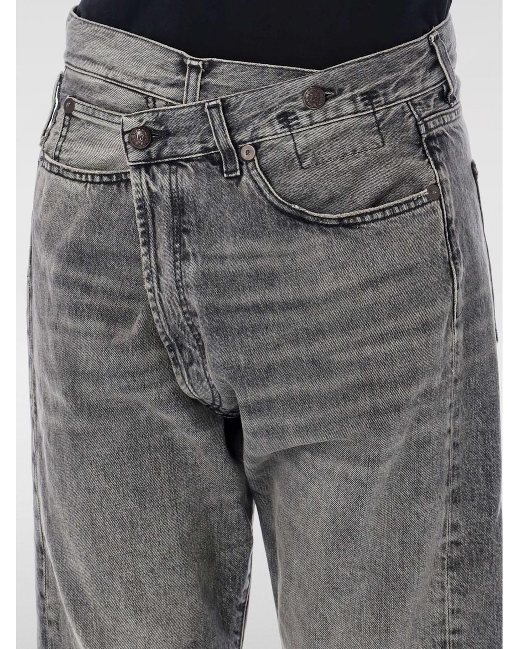 R13 Gray Denim Jeans