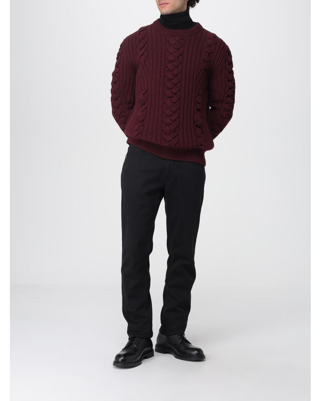 McQueen Purple Jumper for men