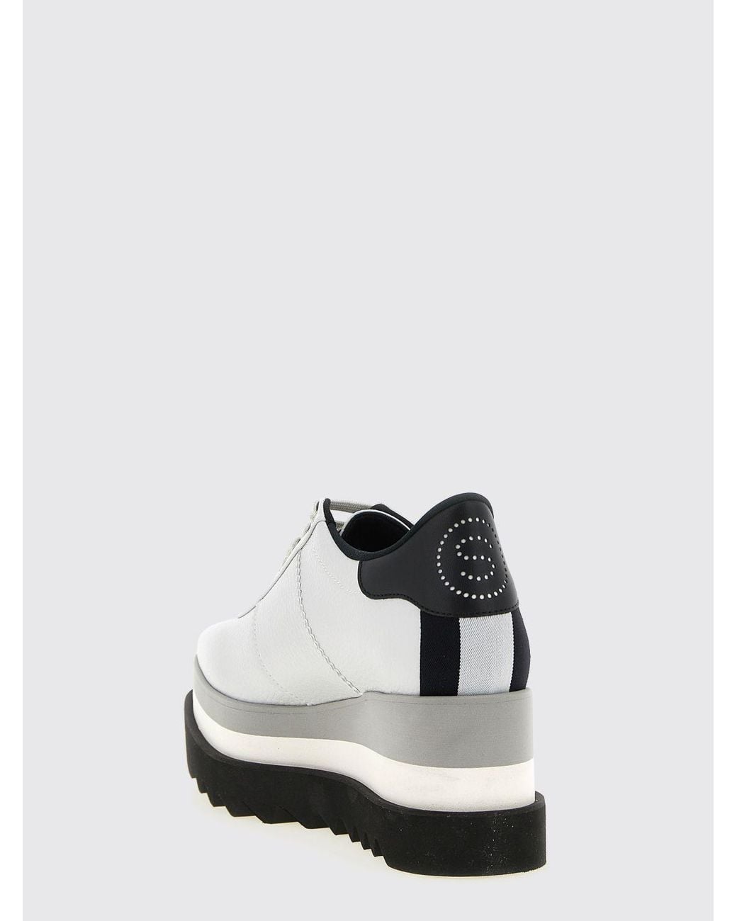 Stella McCartney White Sneakelyse Platform Trainer