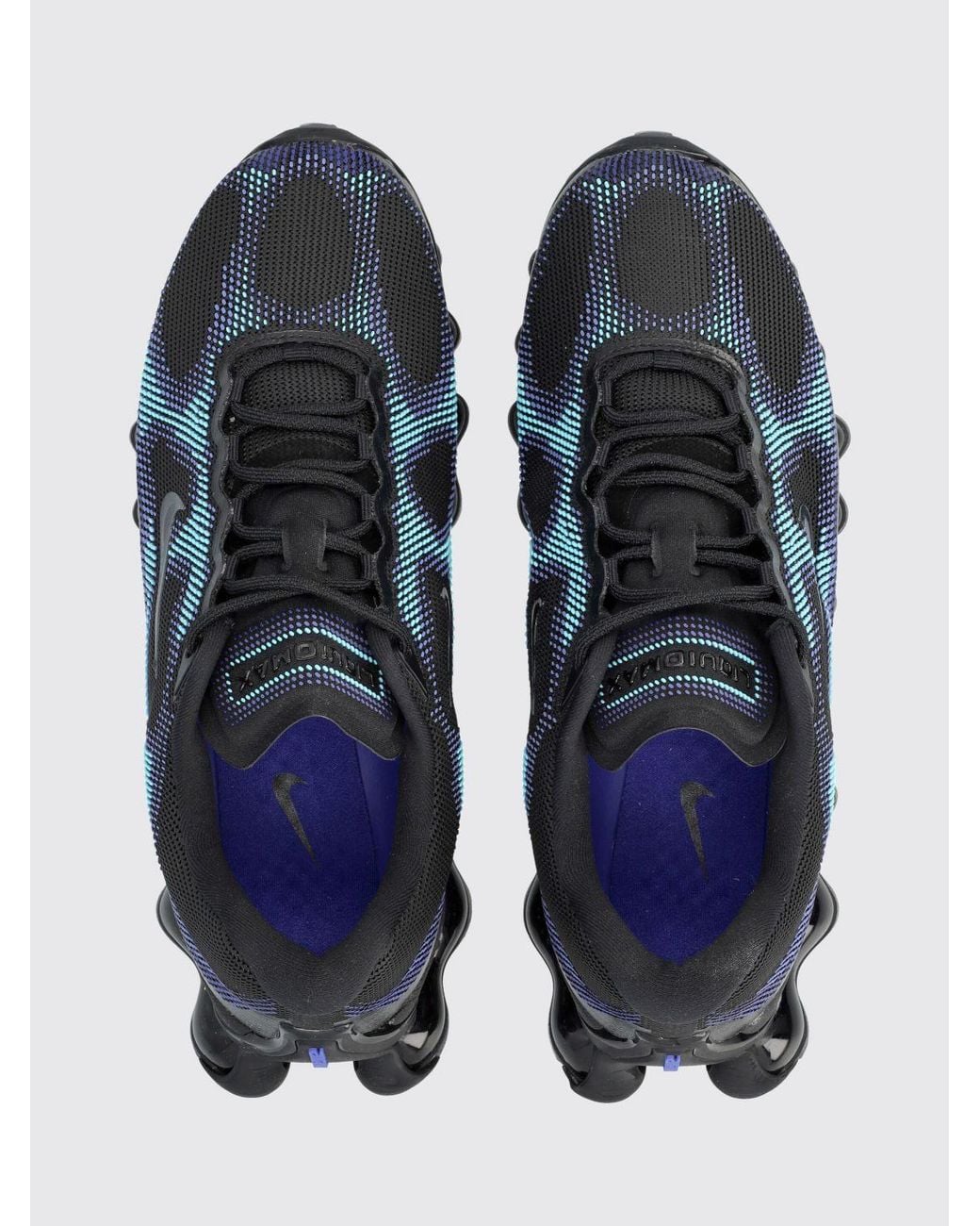 Nike Blue Air Liquid Max Technical Mesh Trainers With Cushioned Sole And Logo for men
