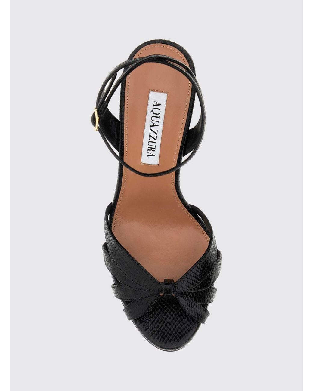 Aquazzura Black Heeled Sandal