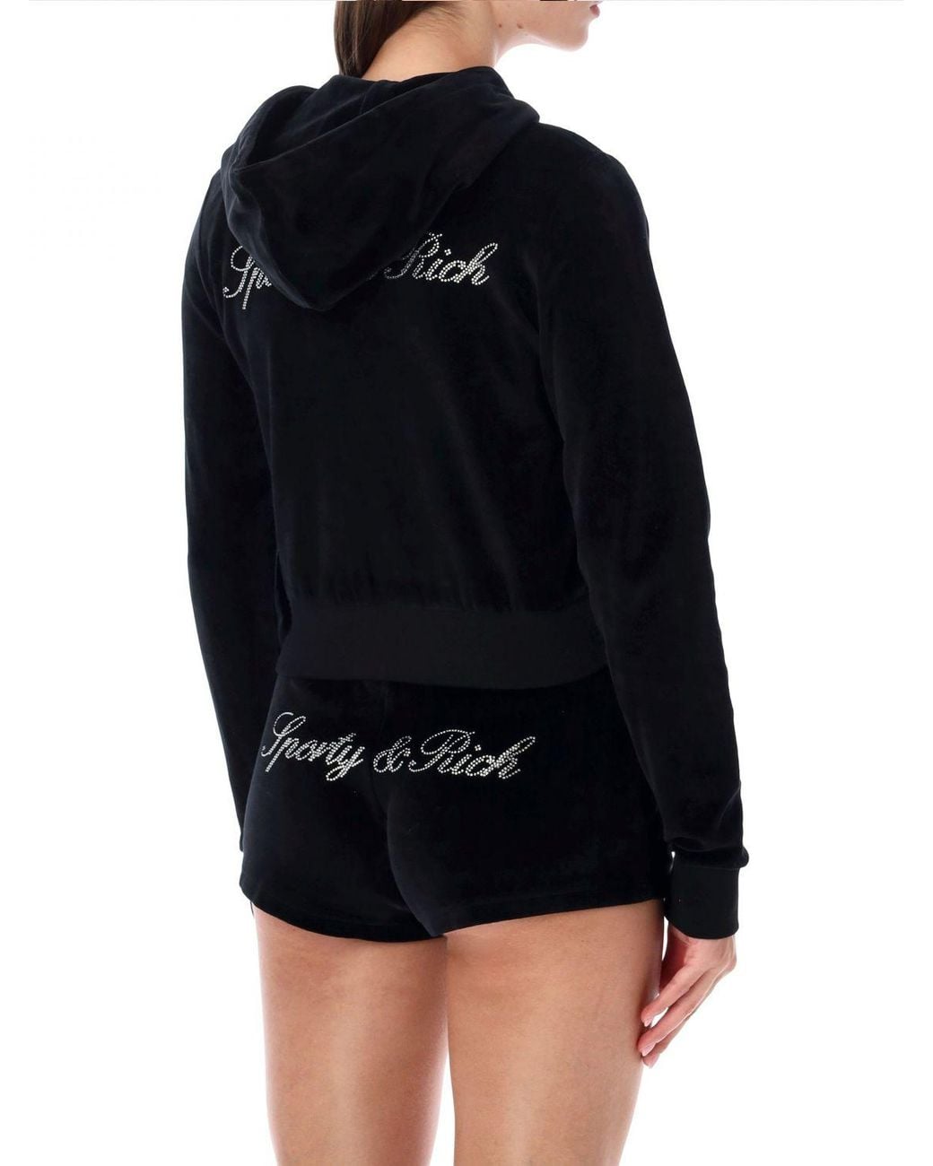 Sporty & Rich Black Sporty &Amp Rich Sweatshirt
