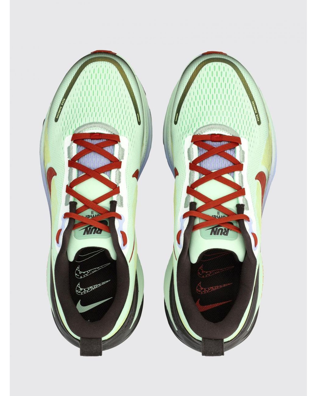Nike Green Vomero 18 Se Technical Mesh Sneakers With Cushioned Sole And Logo for men