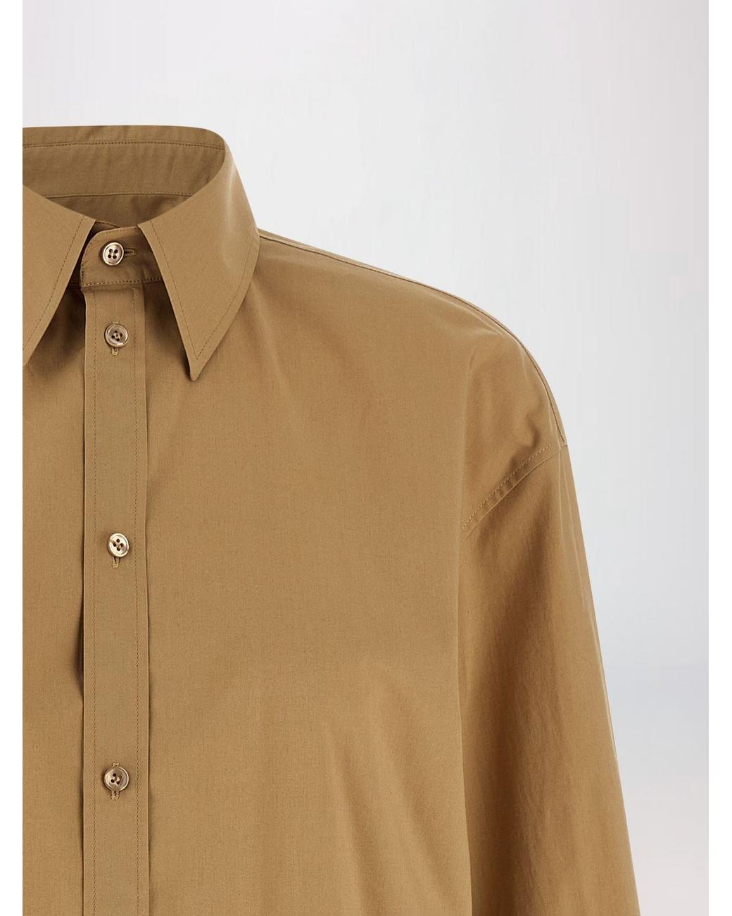Saint Laurent Natural Cotton Shirt