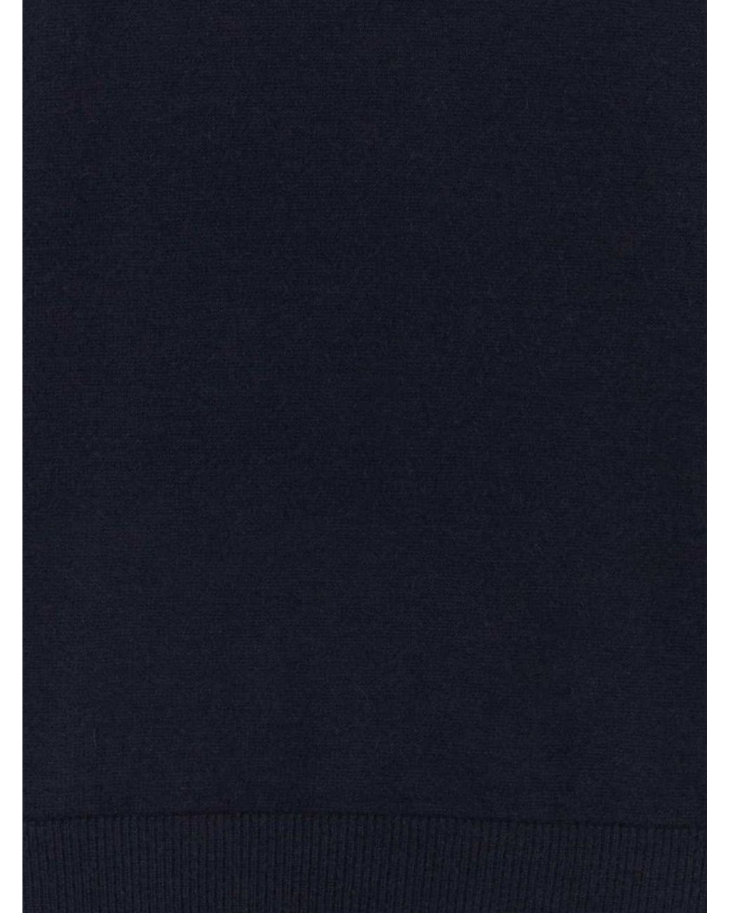 Zegna Blue Pure Cashmere Crew-Neck Jumper With Long Sleeves And Ribbed Trims for men