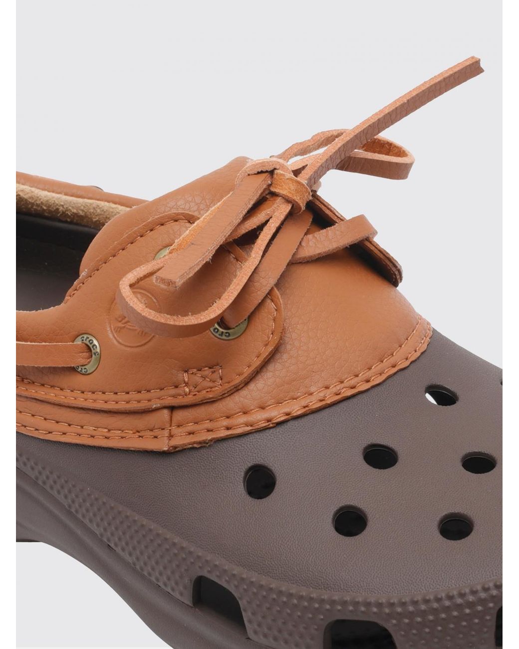 CROCSTM Brown Classic Boat Mules for men