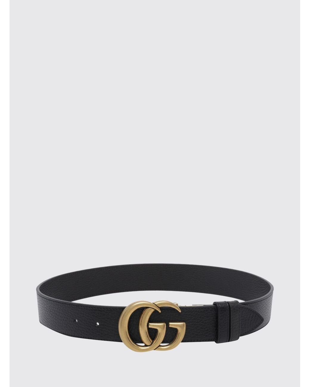 Gucci White Gg Marmont Belt