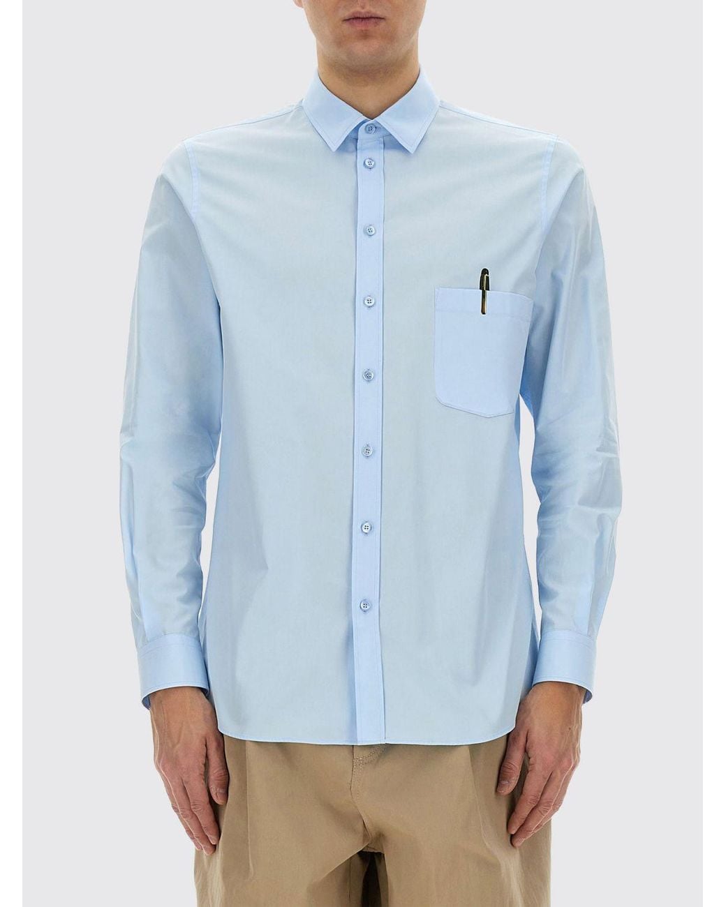 Moschino Couture Blue Shirt for men