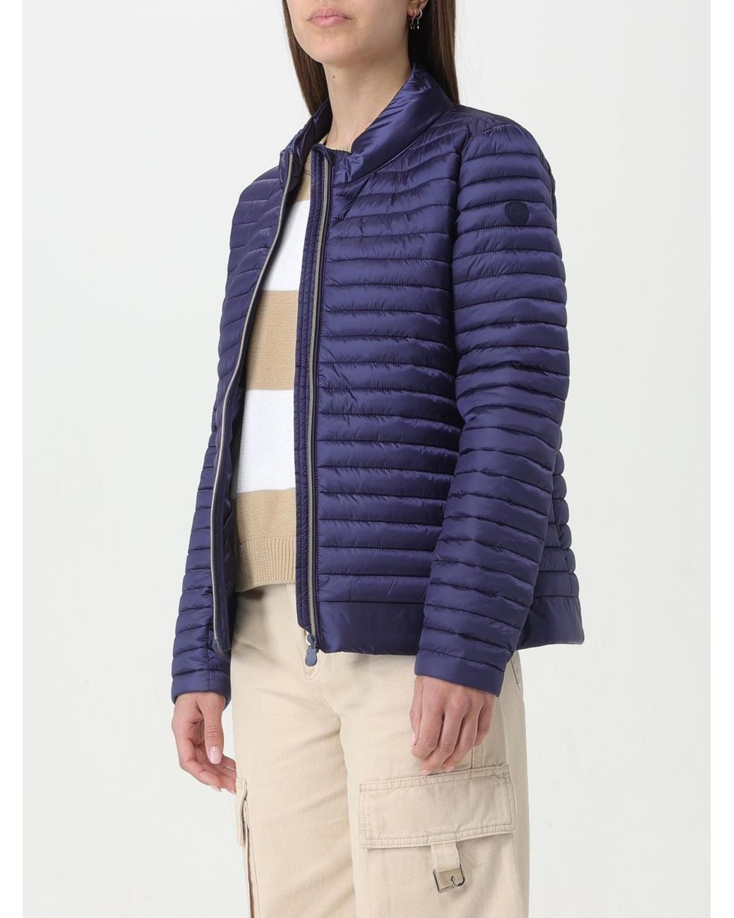 Veste Femme Save The Duck en coloris Blue