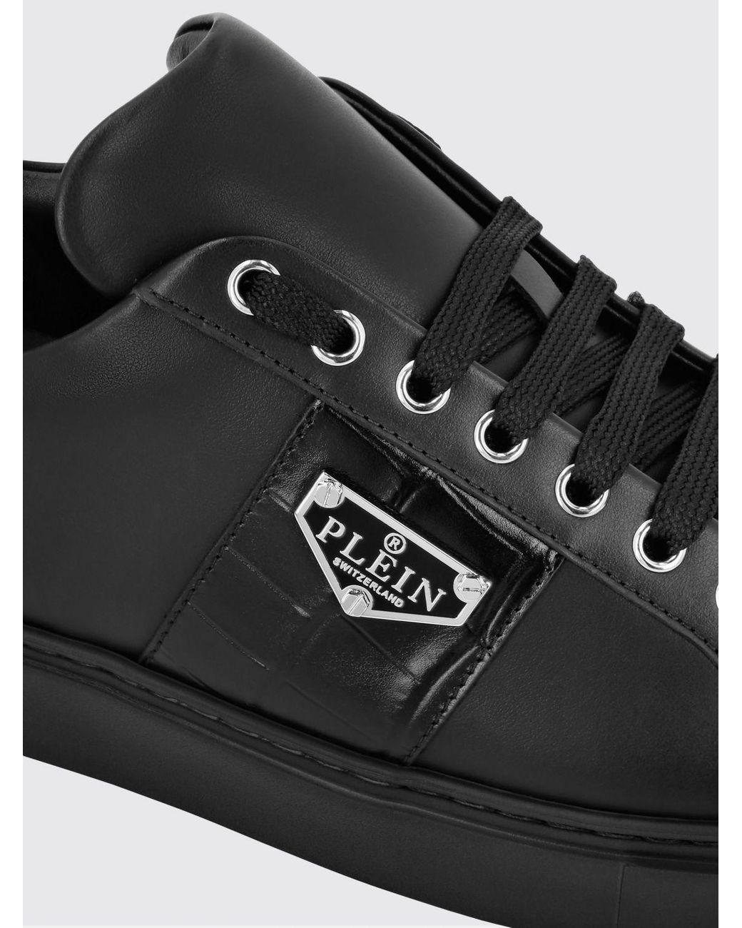 Philipp Plein Black Low-Top Sneakers for men