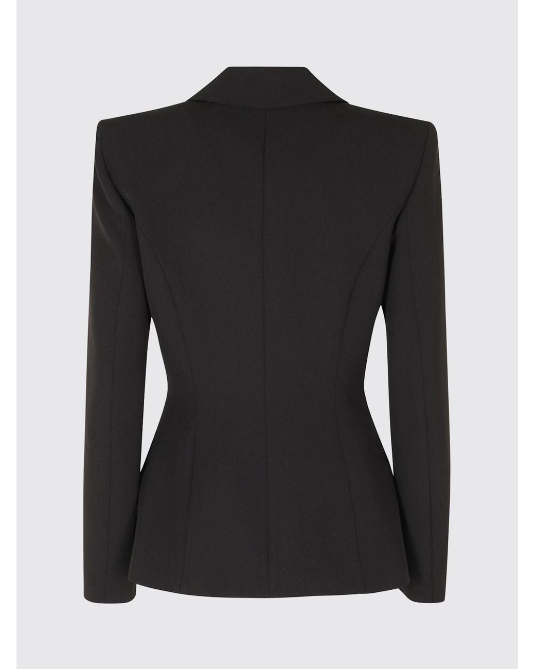 Nissa Blue Slim Fit Single-Breasted Blazer With Peak Lapels