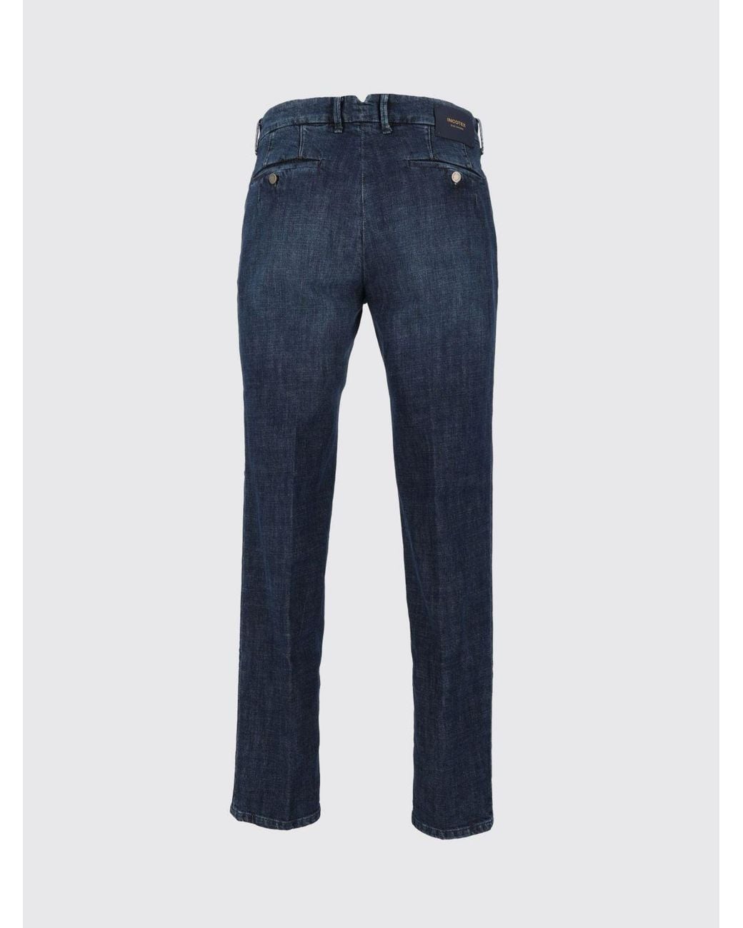 Slowear Blue Slim Fit Five-Pocket Jeans for men
