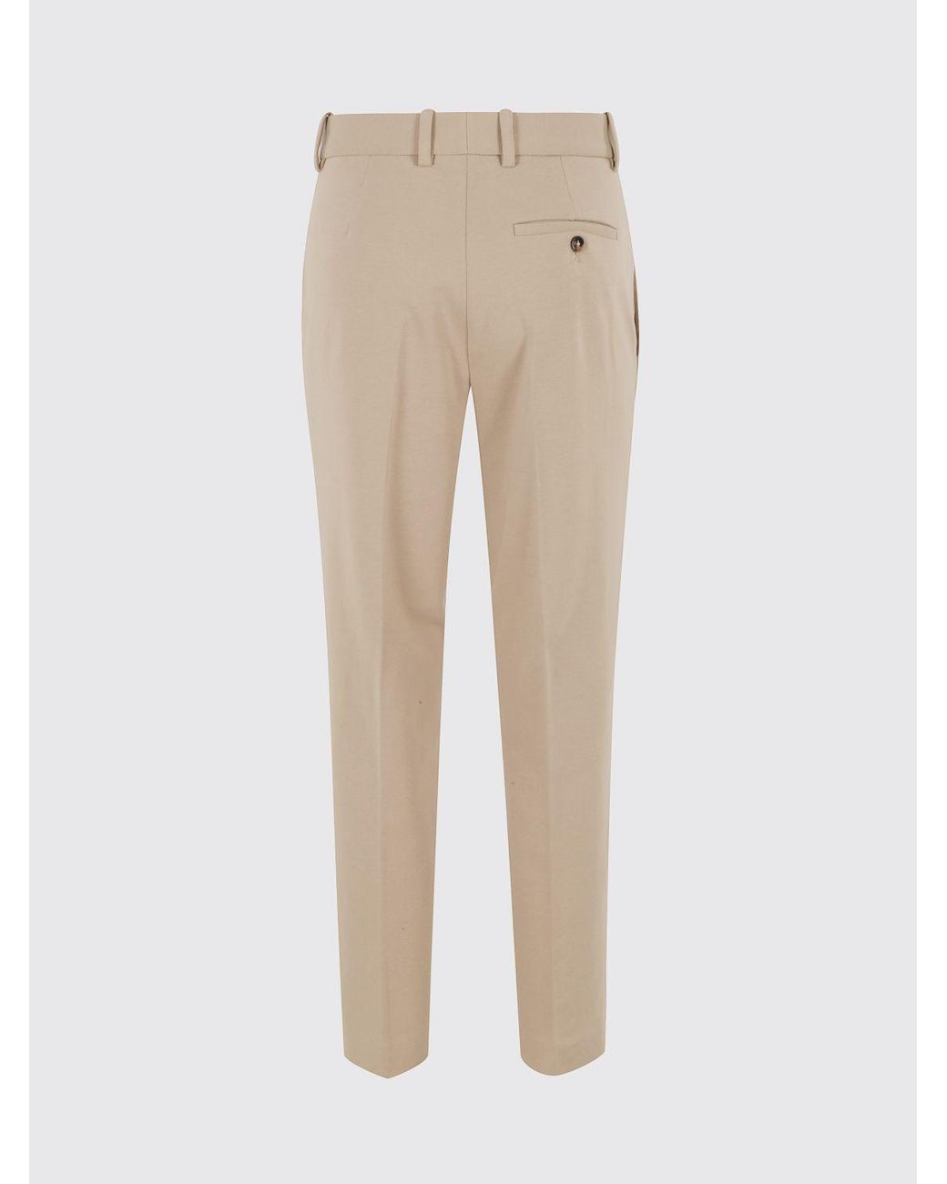 Circolo 1901 Natural Mid-Rise Slim Fit Cropped Trousers