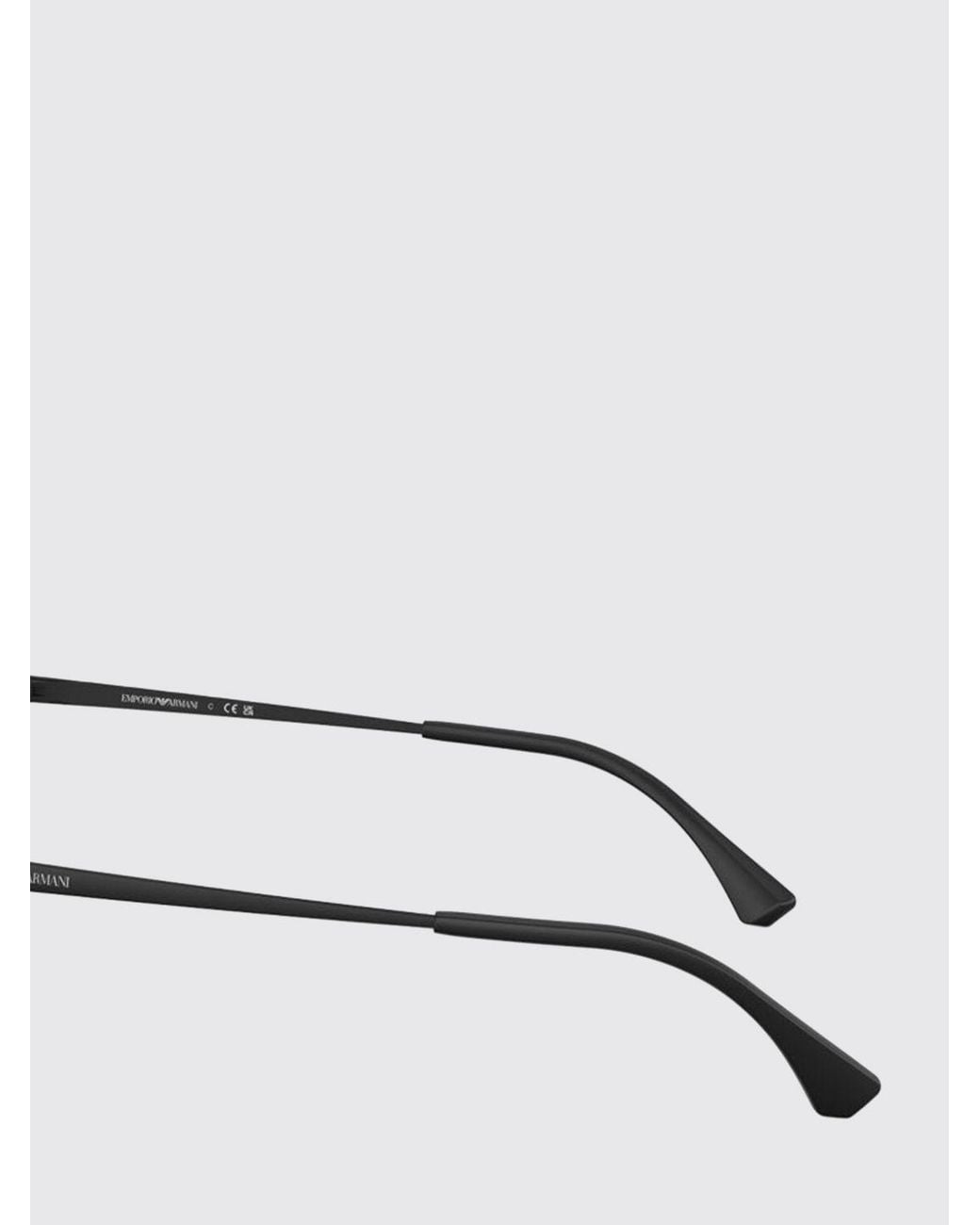 Emporio Armani Gray Aviator Sunglasses for men