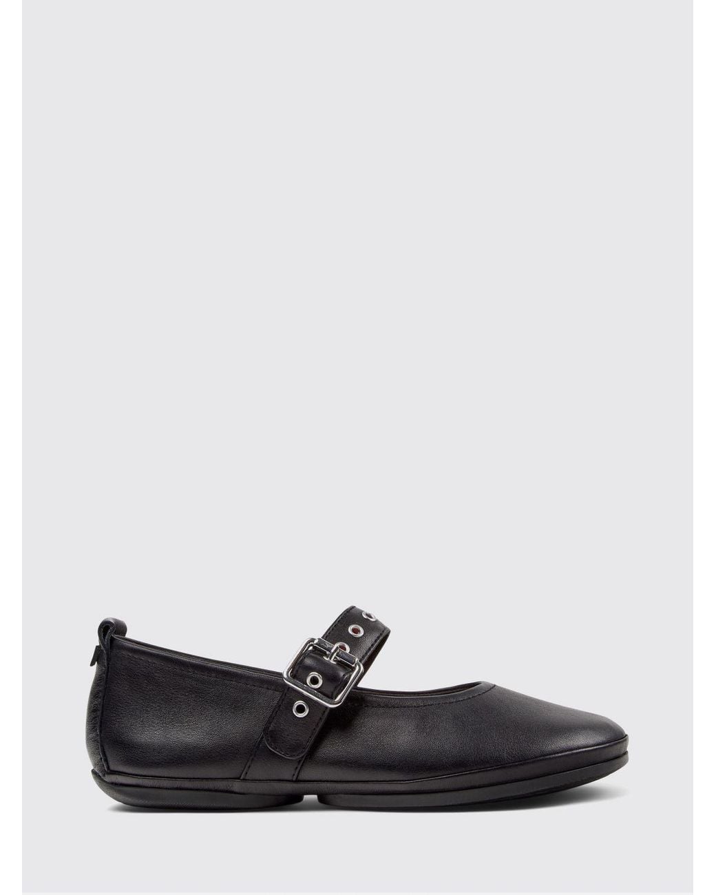 Camper White Right Nina Mary Jane Flats