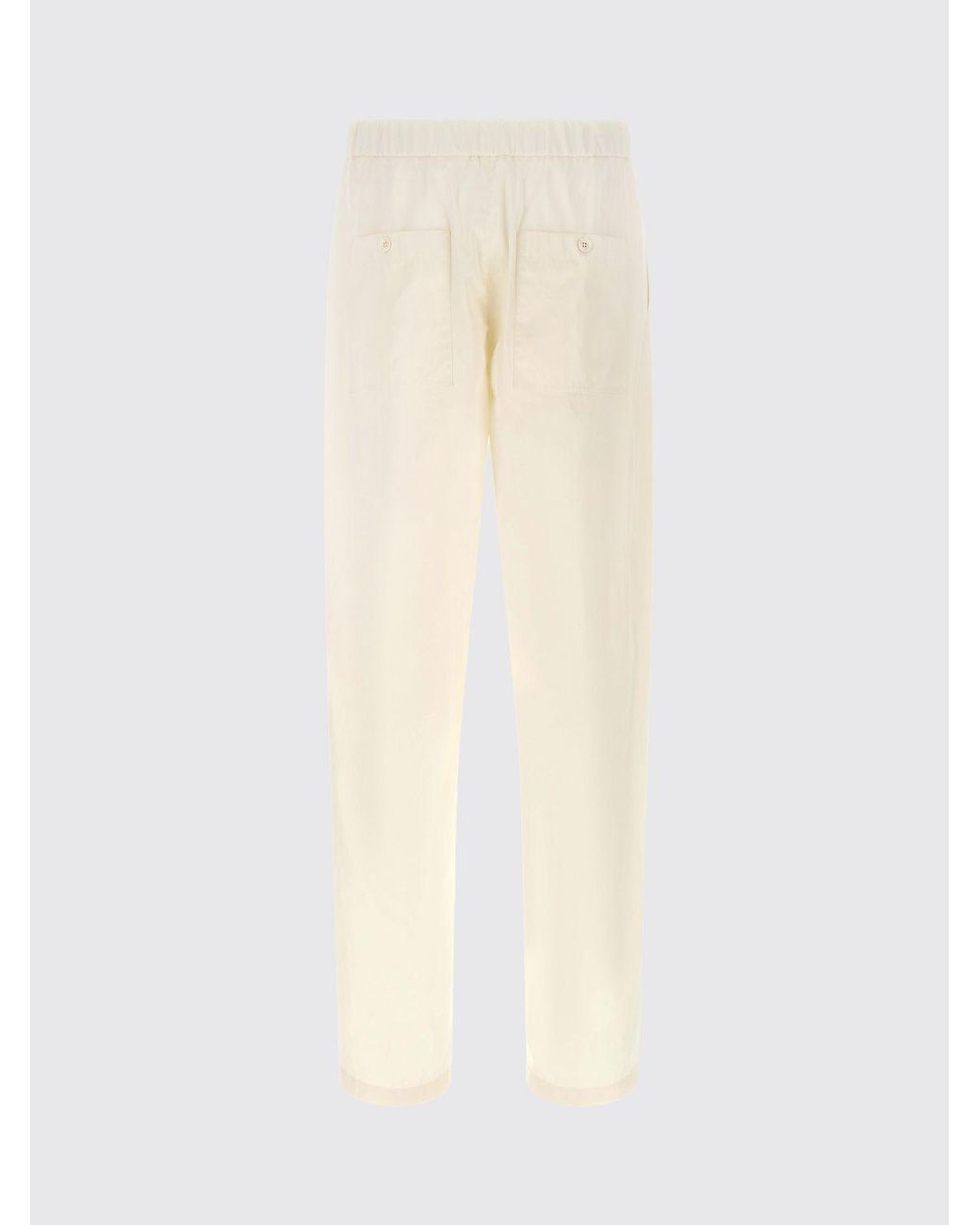 Jil Sander Natural Cotton Cargo Trousers for men