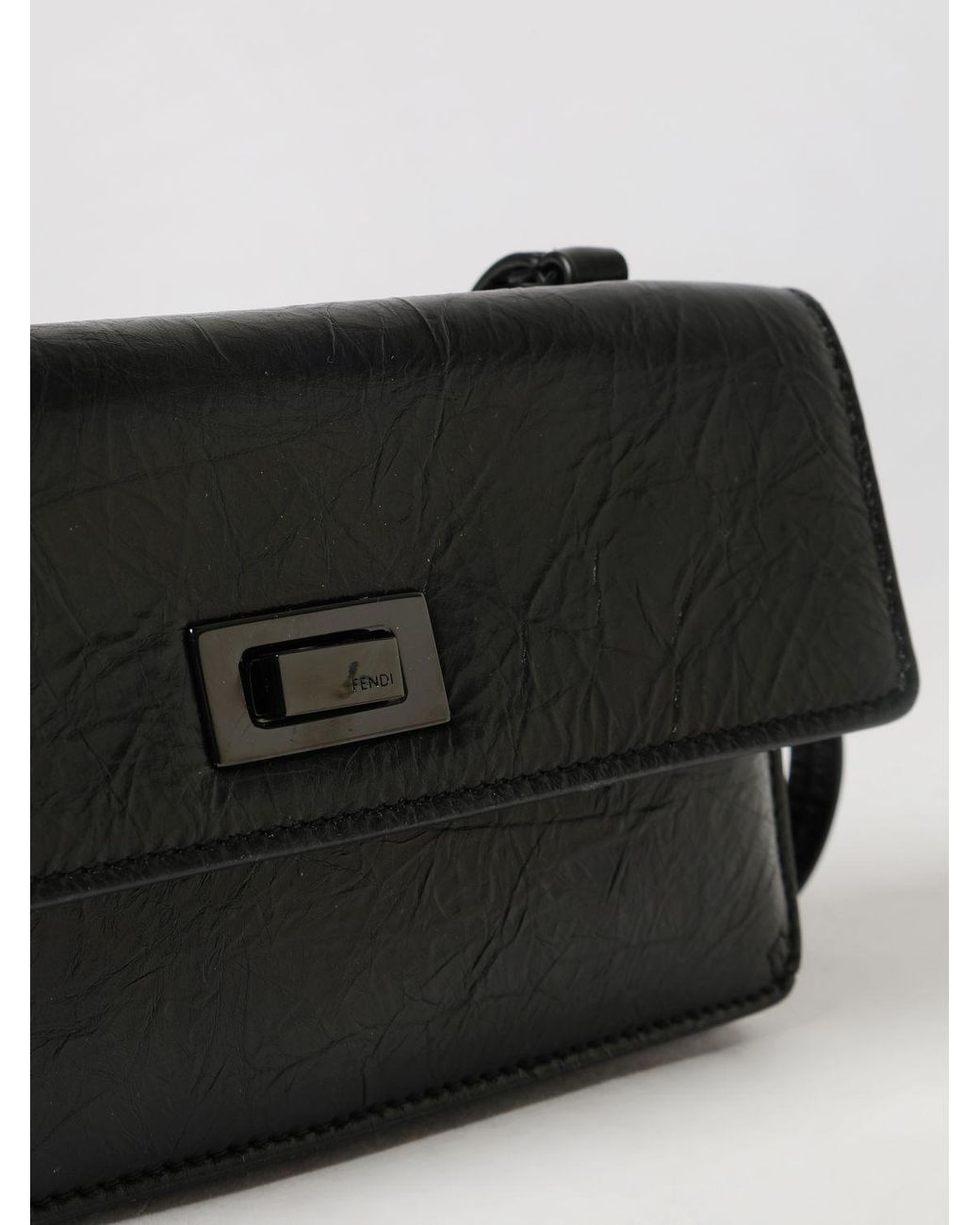 Fendi Black Peekaboo Wallet On Chain