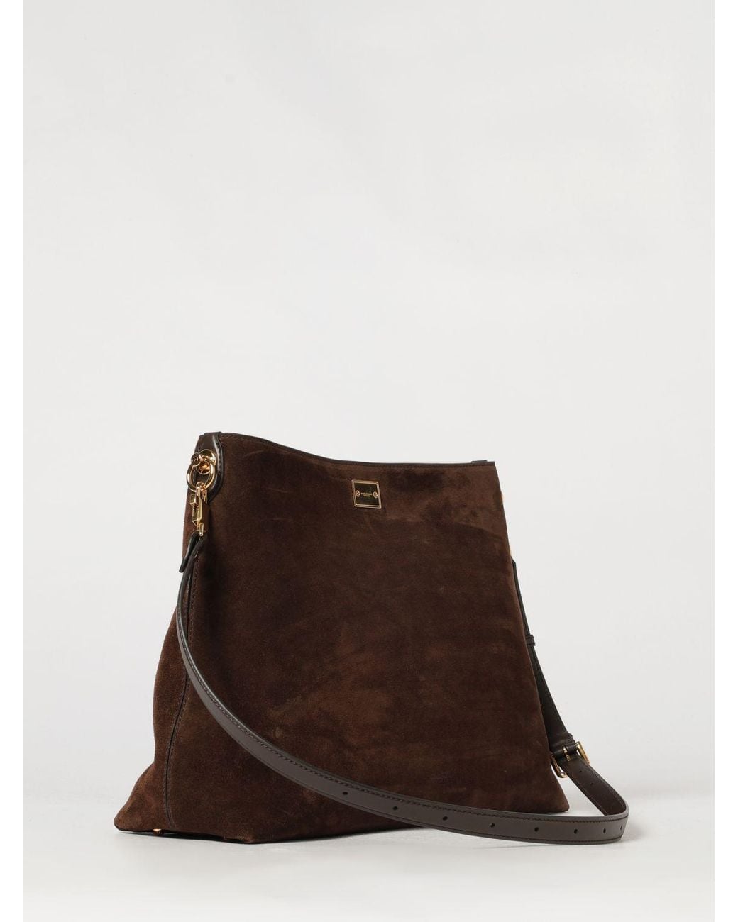 Dolce & Gabbana Brown Dolce &Amp Gabbana Vittoria Suede Calfskin Shoulder Bag