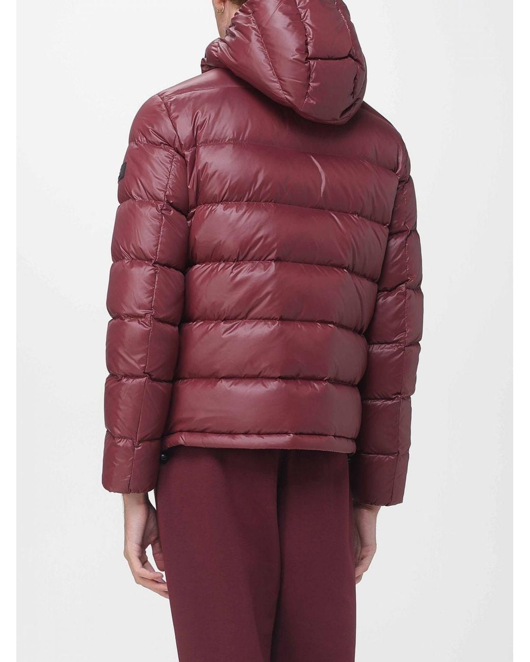 Peuterey Red Honova Hooded Quilted Down Jacket for men