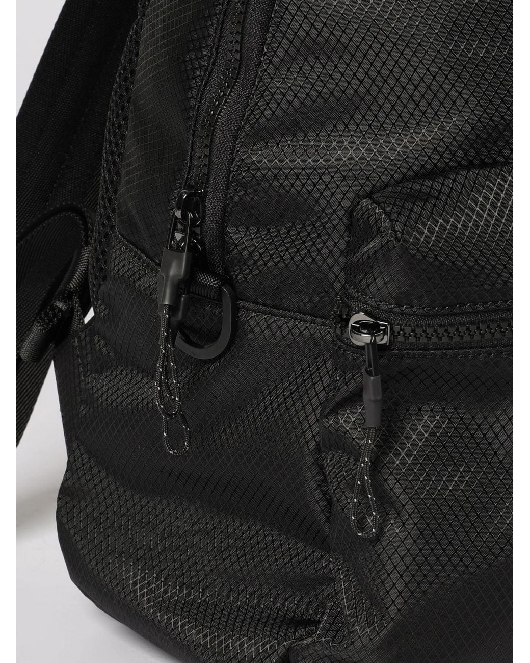 HUGO Black Nylon Backpack for men