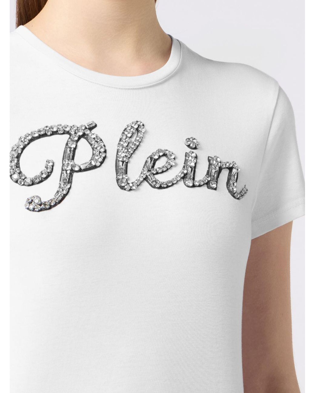 Philipp Plein White Slim Fit T-Shirt