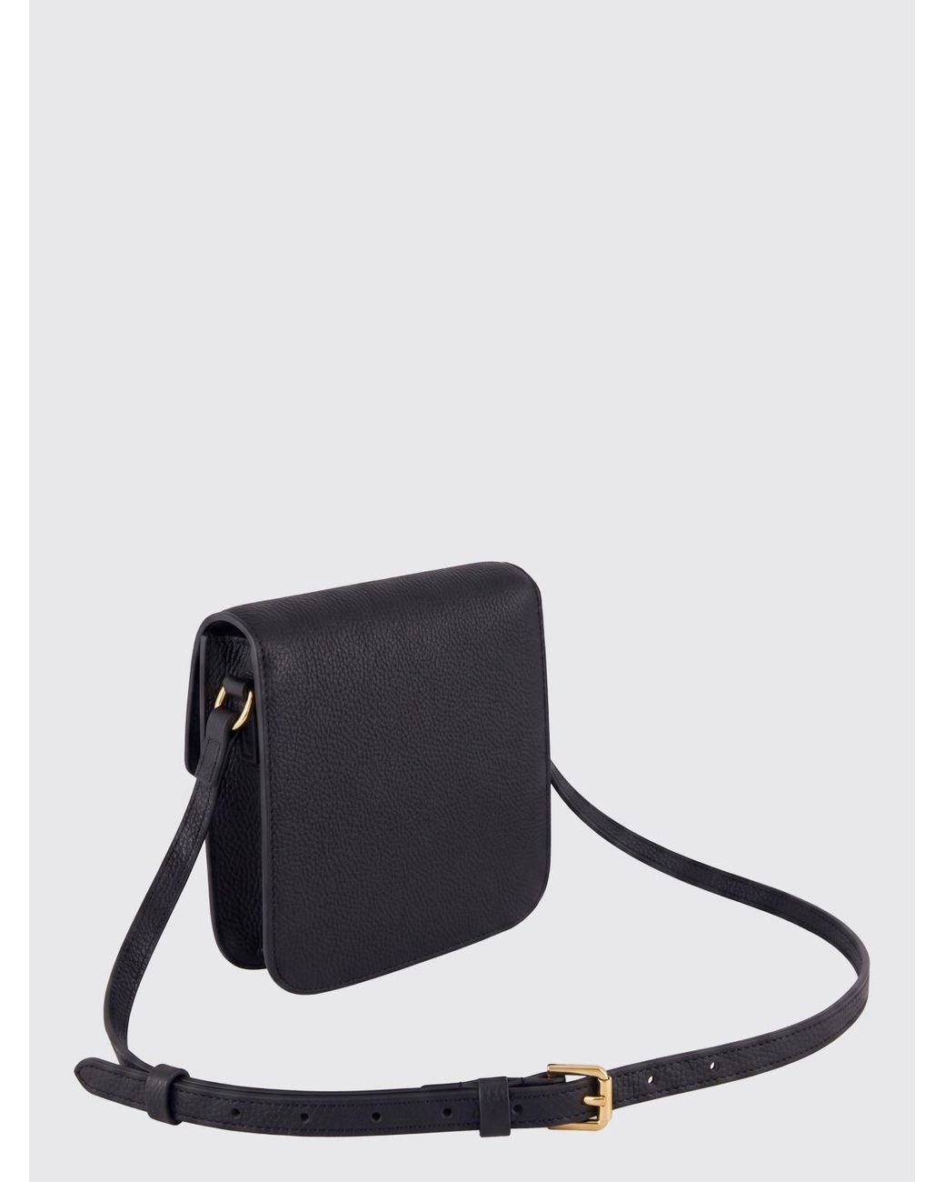 Tom Ford Black Tara Grained Leather Bag