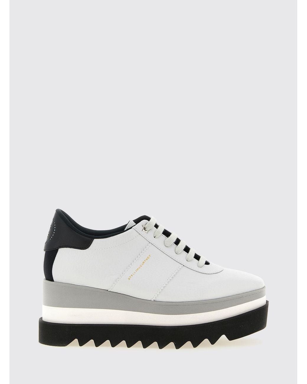 Stella McCartney White Sneakelyse Platform Trainer