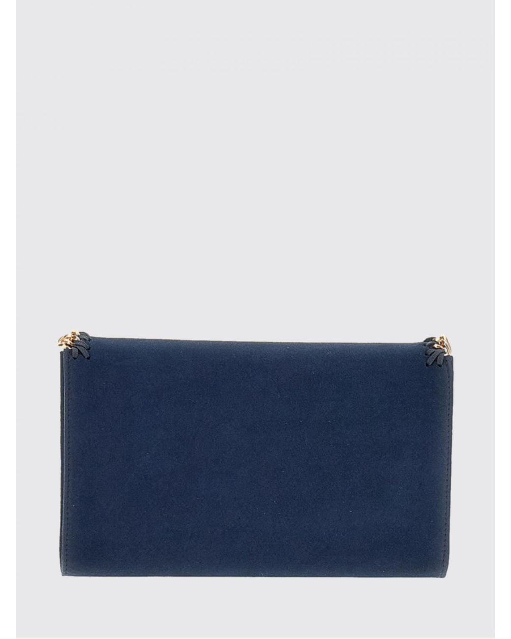 Stella McCartney Blue Falabella Eco Alter Mat Wallet On Chain With Chain Strap