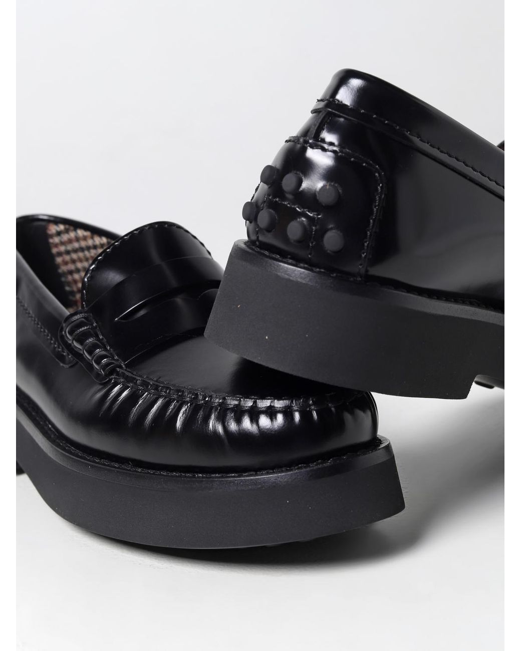 Tod's Black Loafers