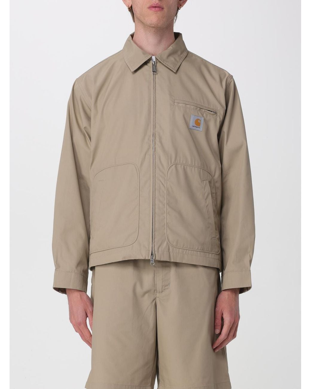 Carhartt Natural Cotton Blend Shirt Jacket for men