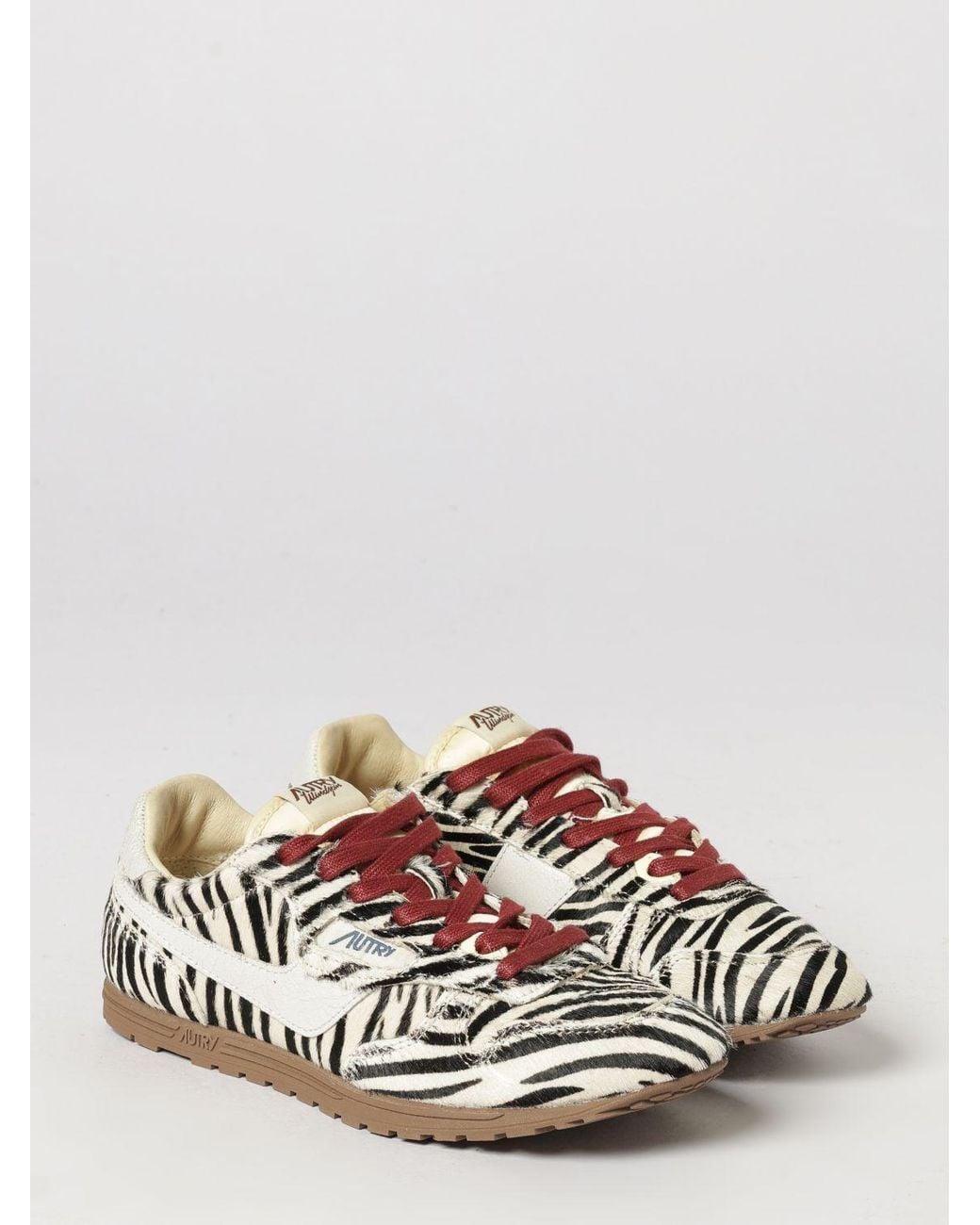 Autry White Windspin Low-Top Sneakers