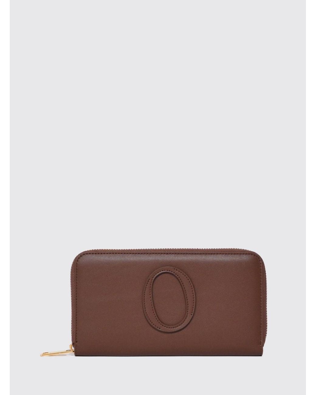 Orciani Brown Geldbörse Damen