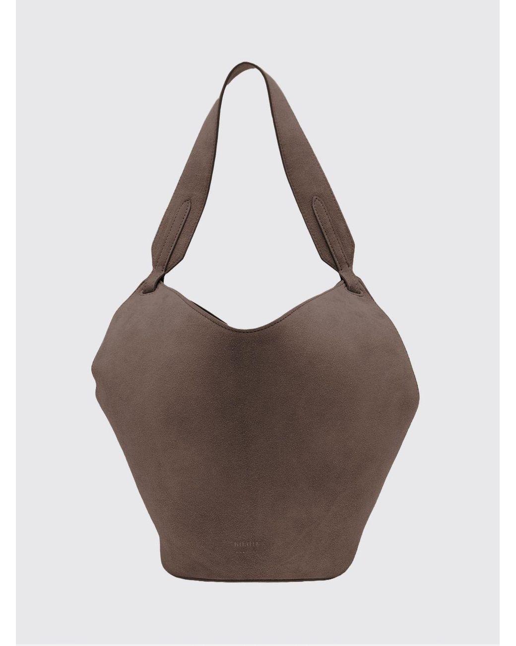 Khaite Brown Lotus Suede Bag